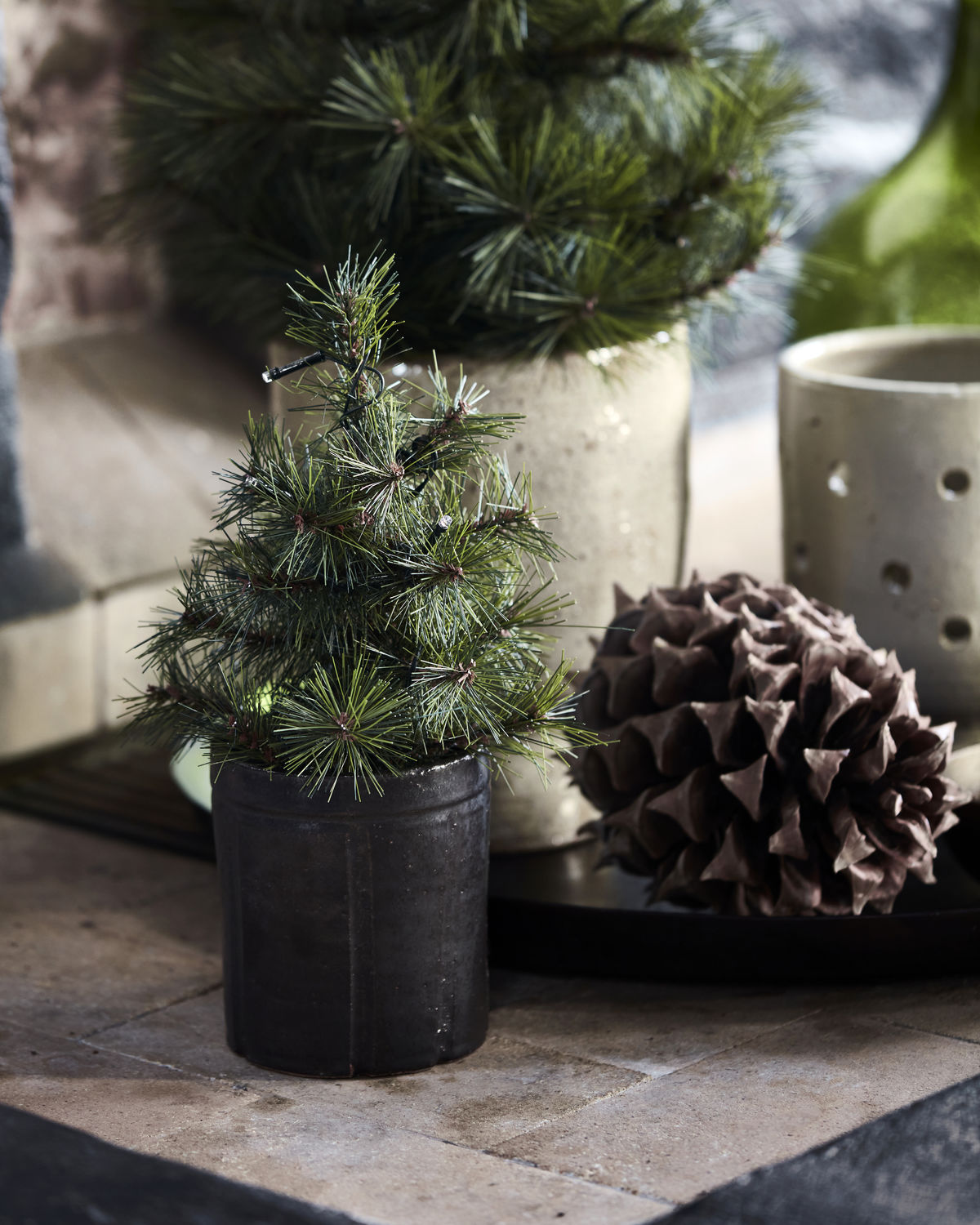 LED-Christbaum Pinus green S