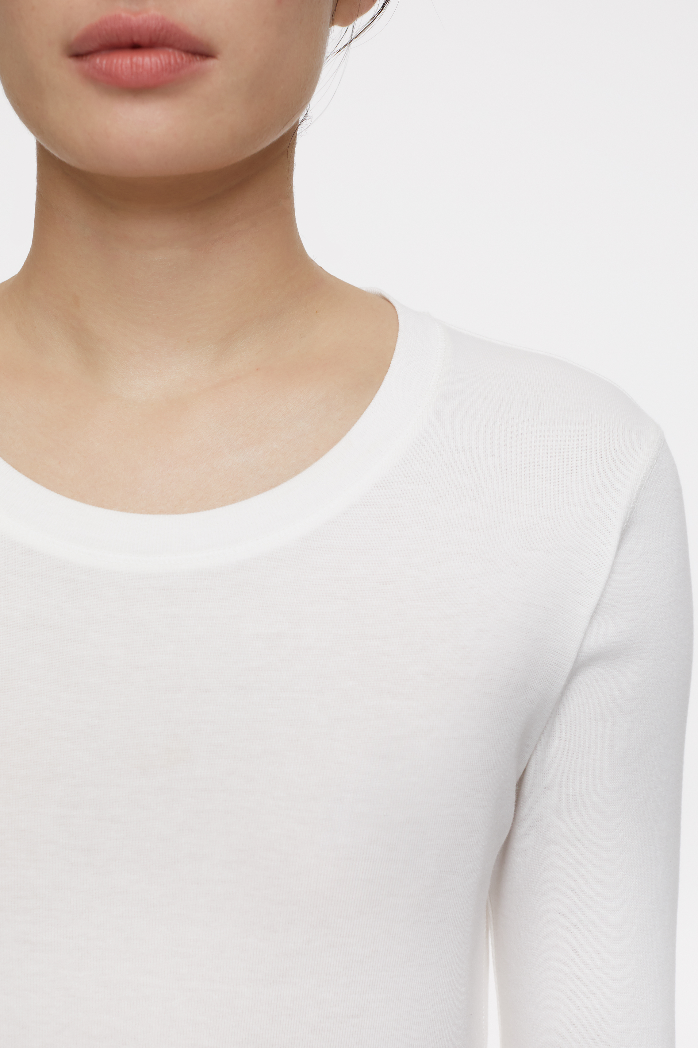 Shirt Crewneck Kurzarm ivory