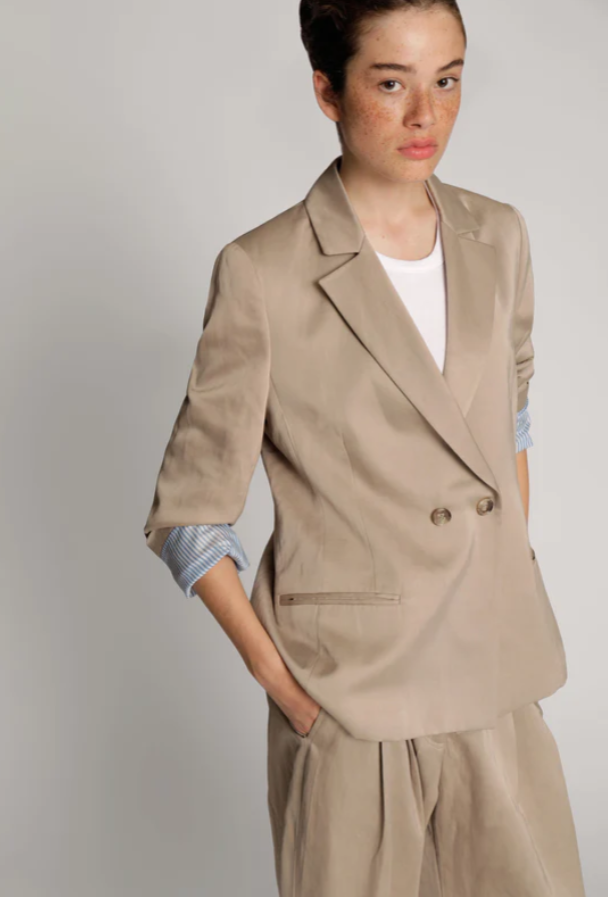 Blazer Monstera beige