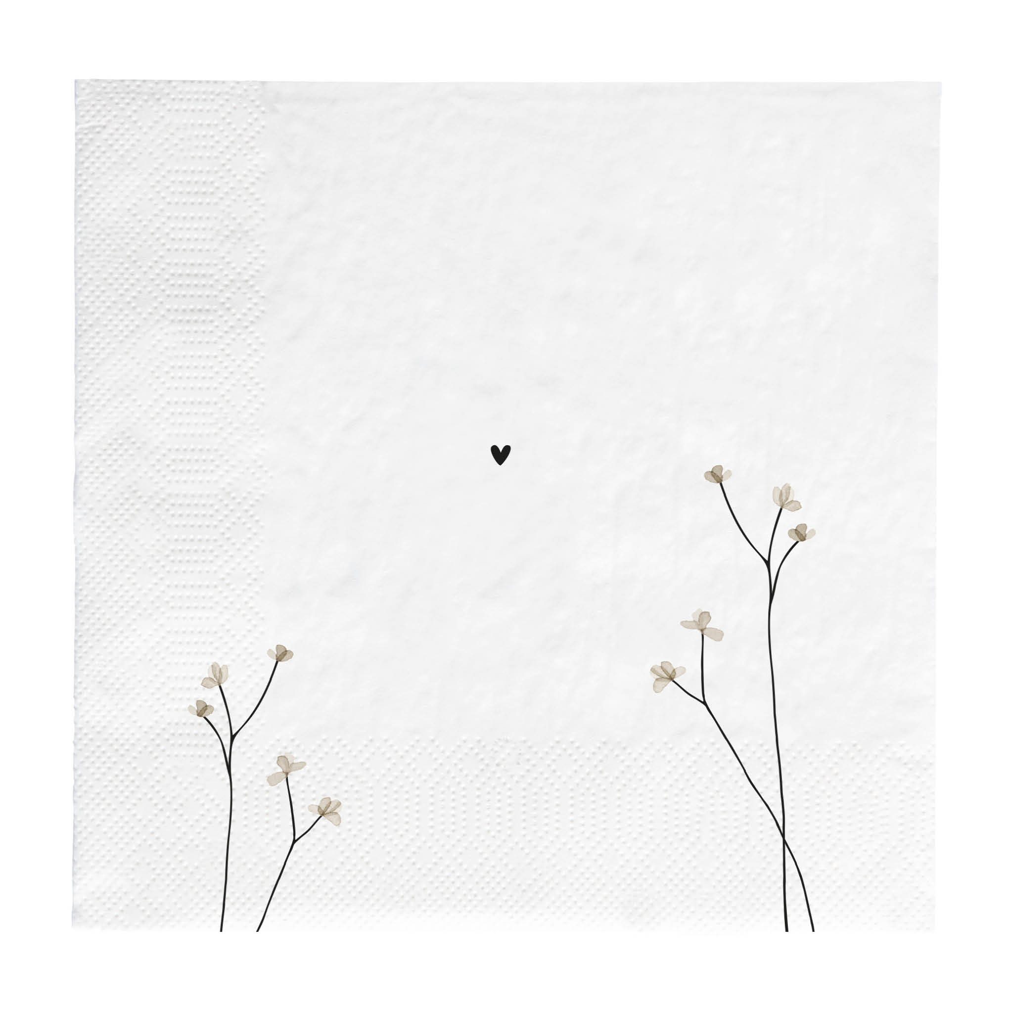 Papierservietten White/Hello Beautiful
