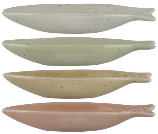 Schälchen Fisch 4er Set multicolor