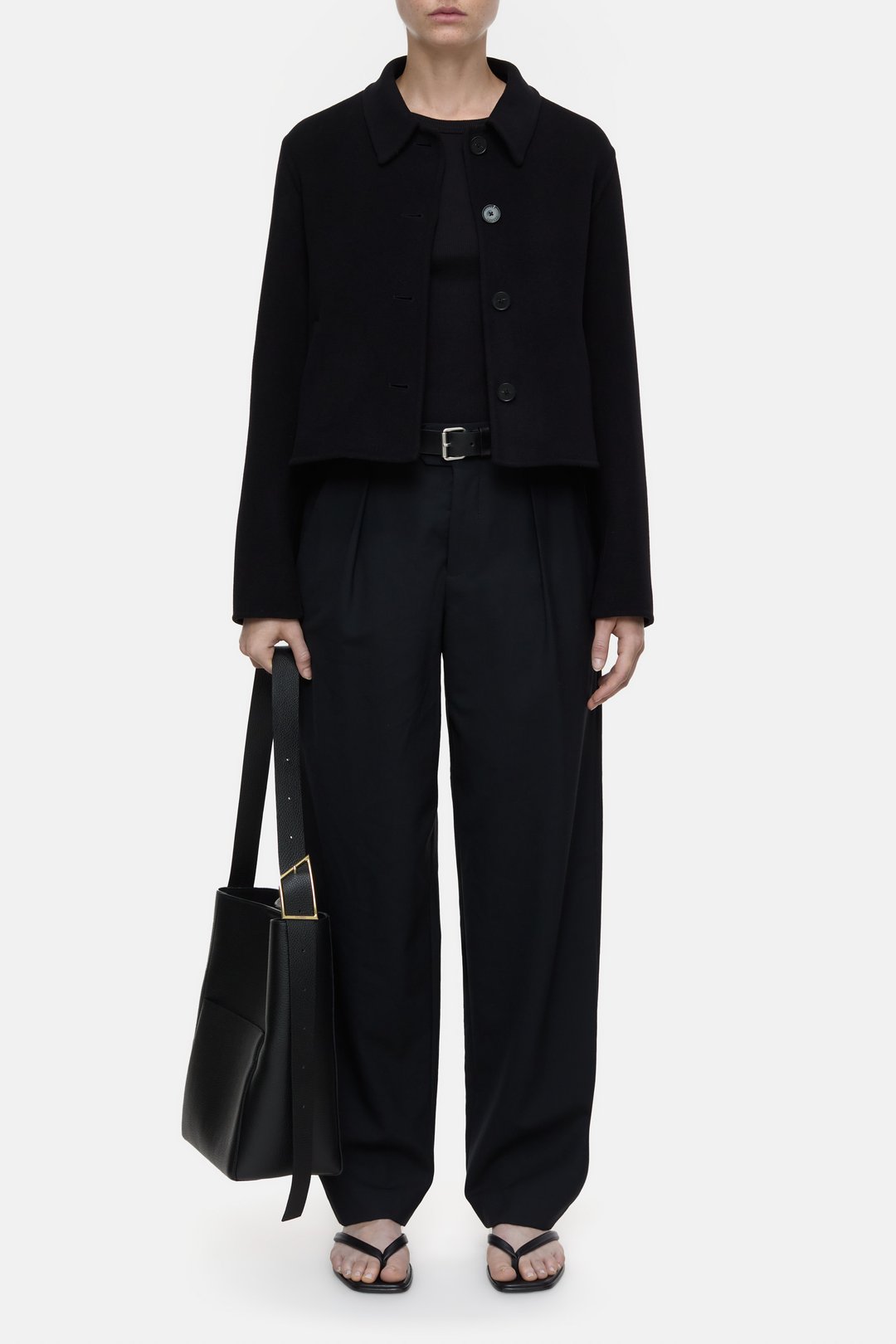 Jacke cropped black