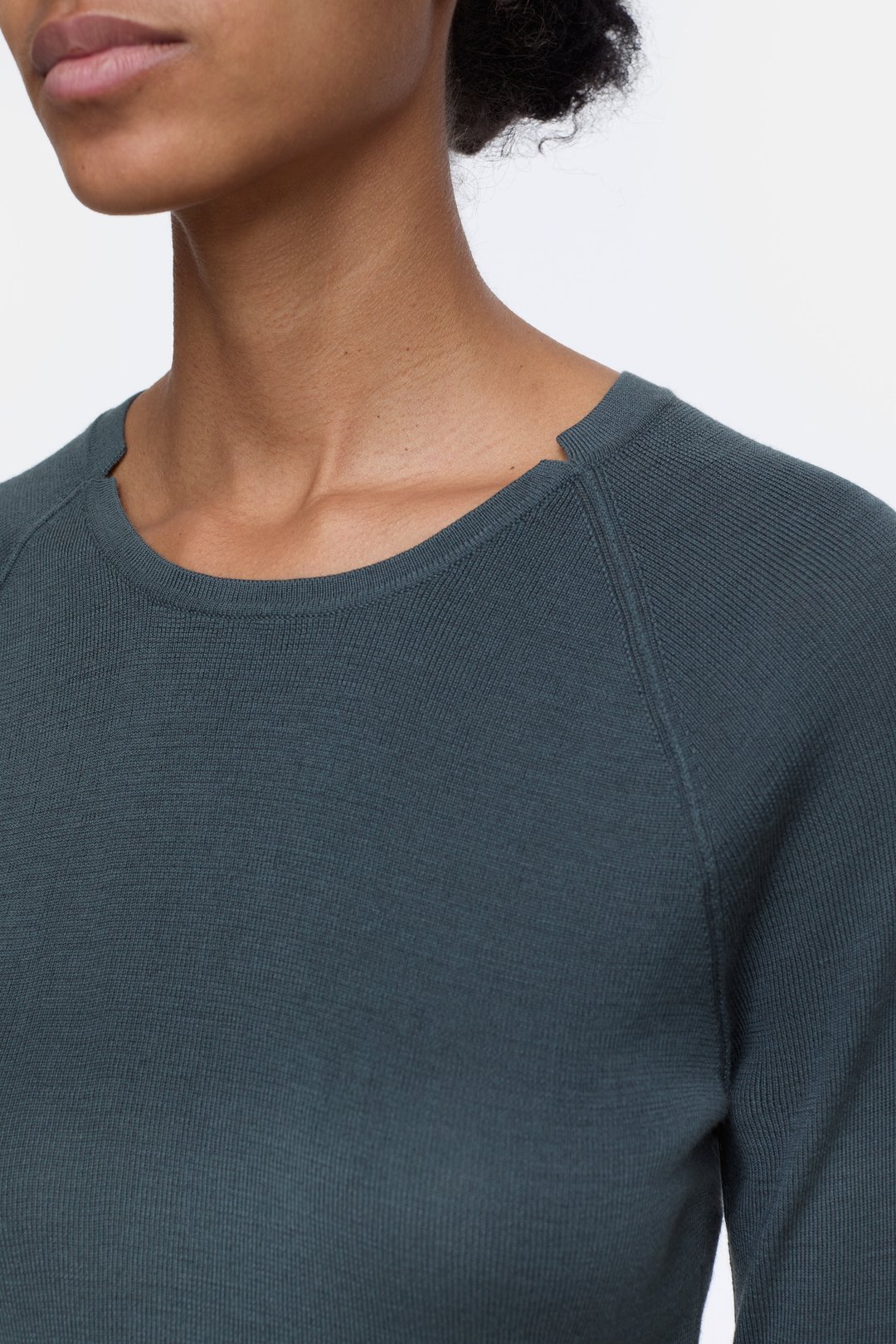 Pullover Bio-Wollmix pini green