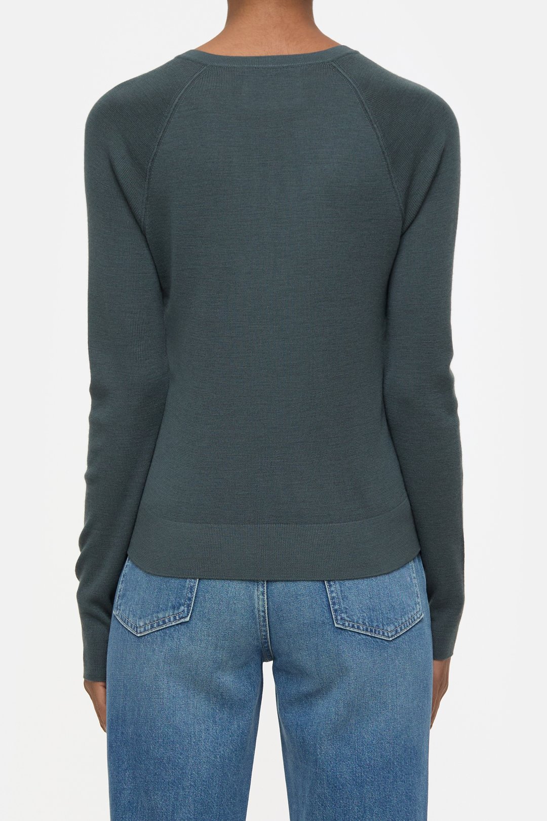 Pullover Bio-Wollmix pini green