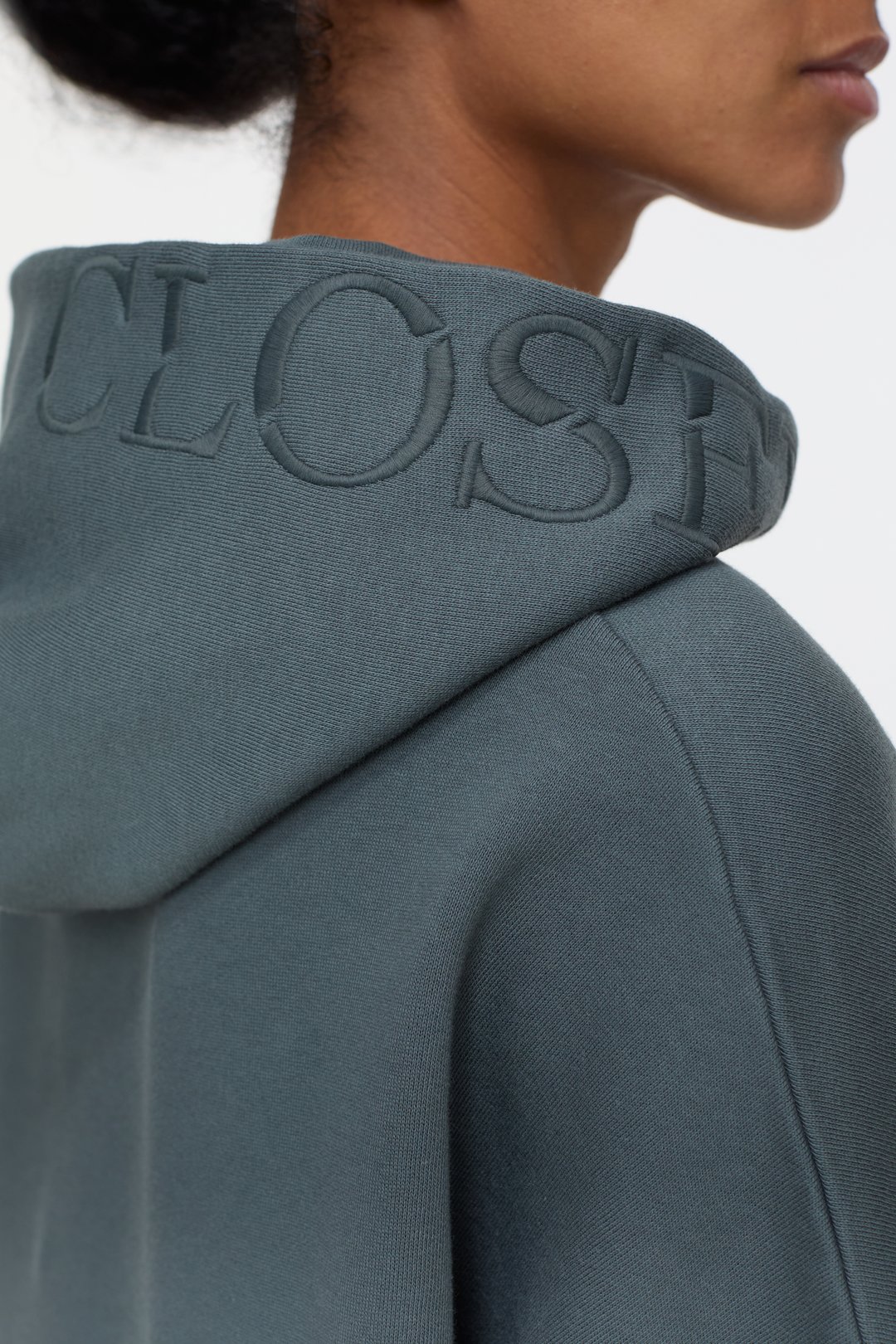 Hoodie Bio-Baumwolle pini green