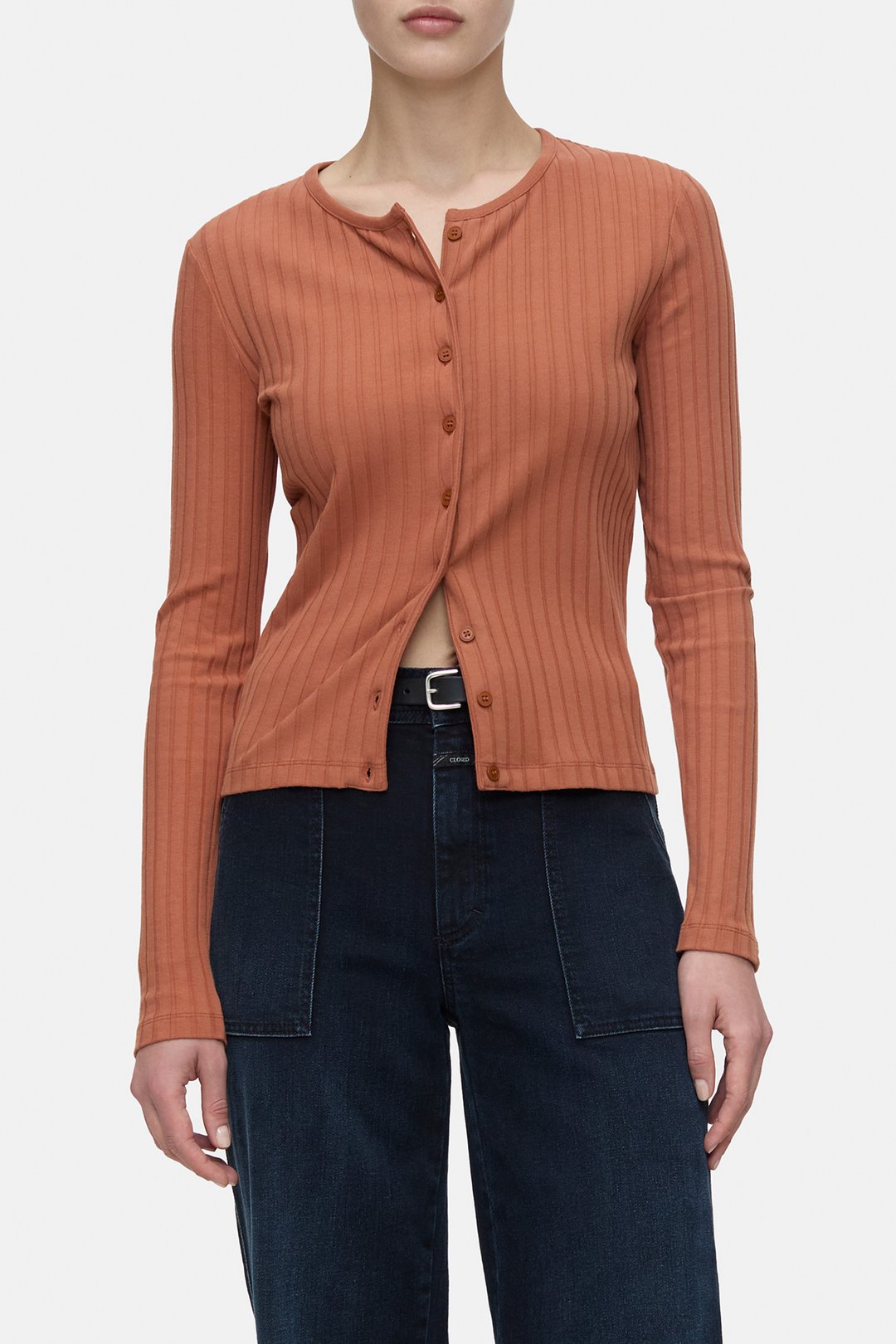 Shirt langarm ferro brown