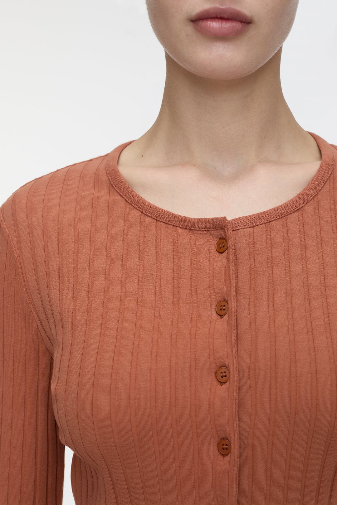 Shirt langarm ferro brown