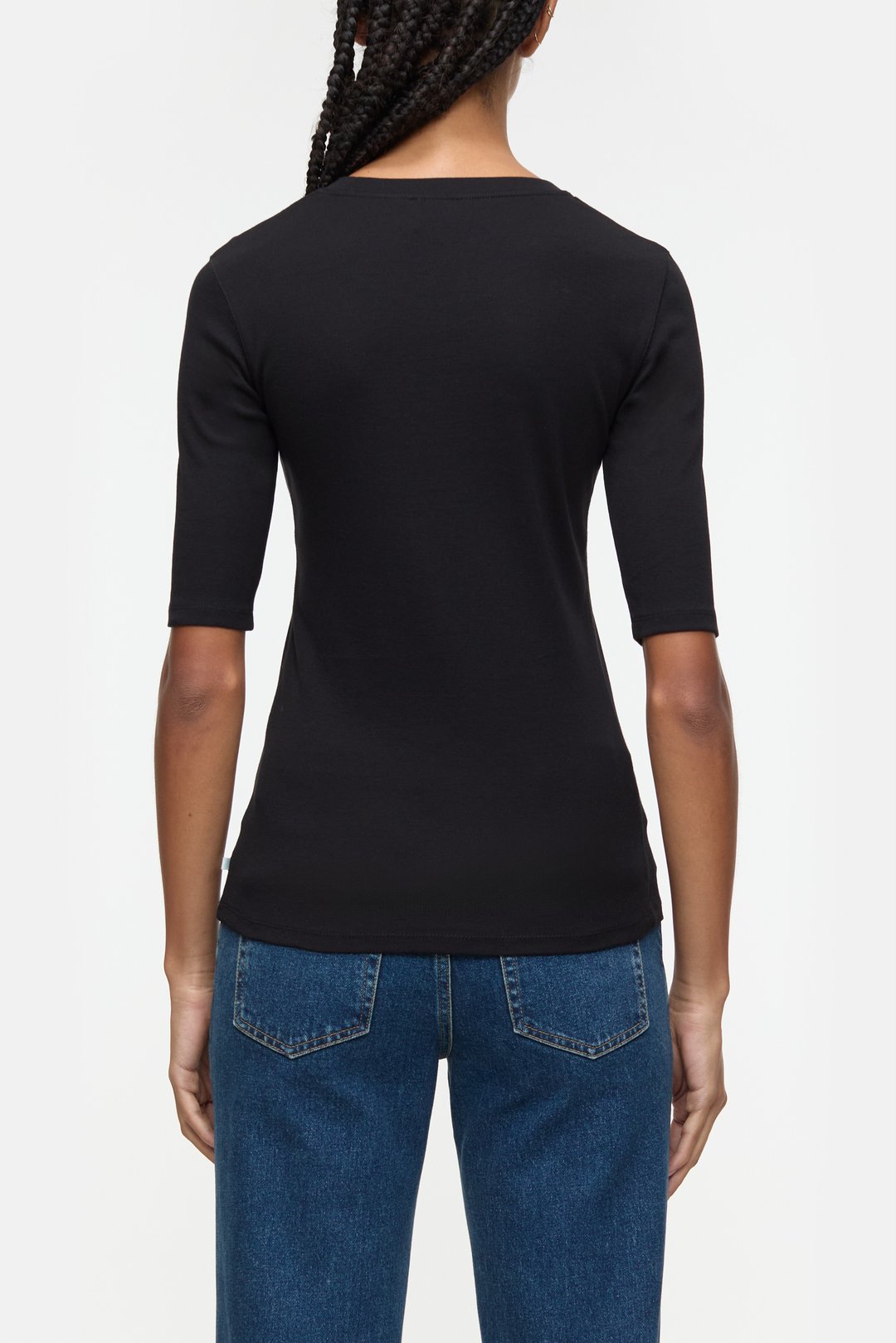 Shirt Crewneck kurzarm black