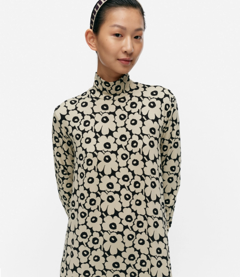 Kleid CAVEA Unikko sand/black
