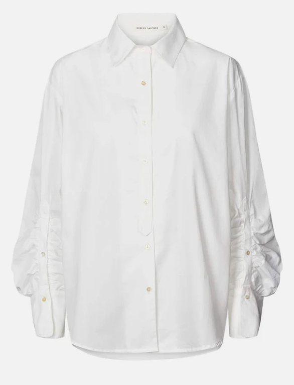 Bluse Lourdes mit gerafftem Ärmel