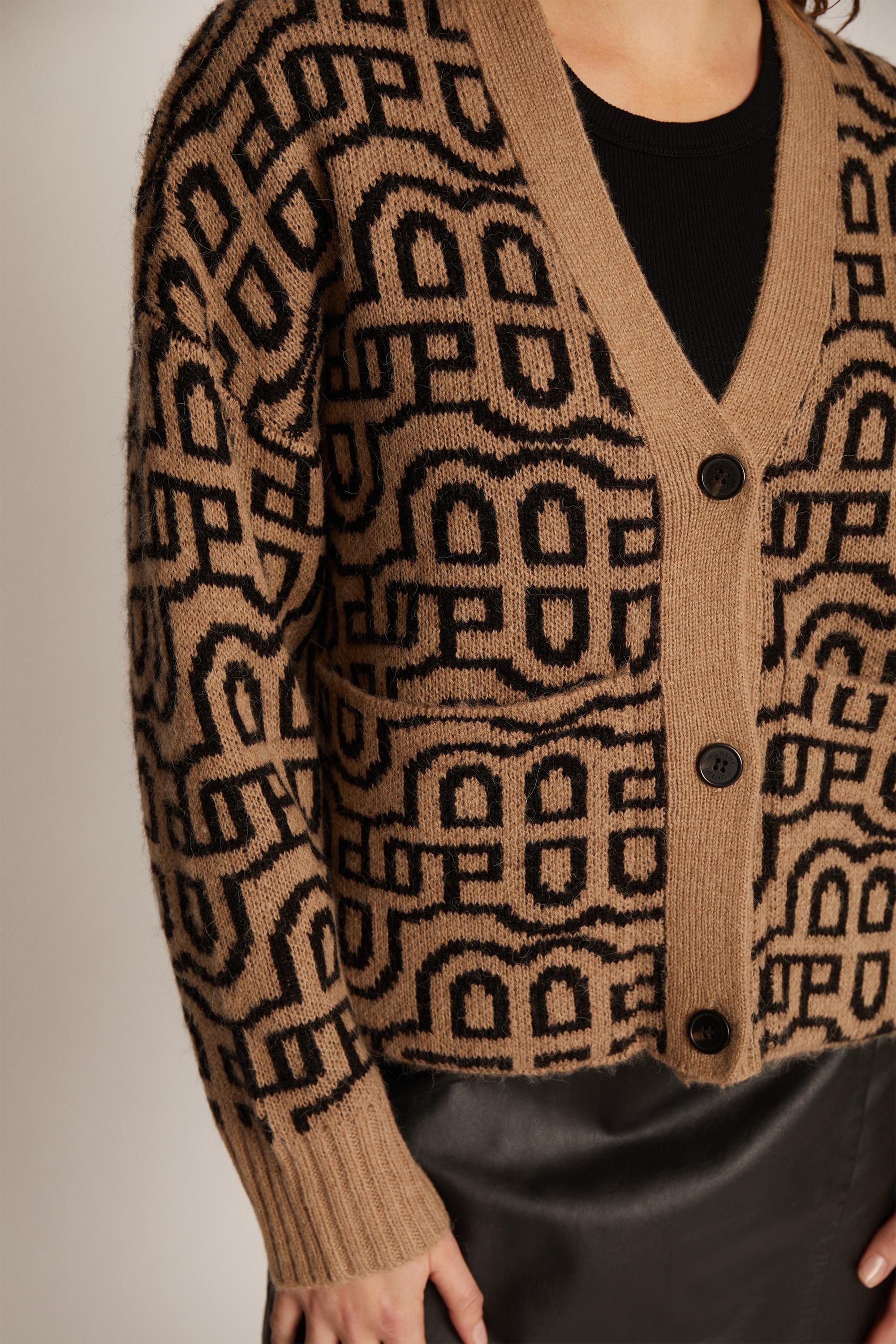 Strickweste Talhua camel