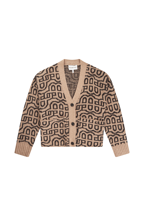 Strickweste Talhua camel