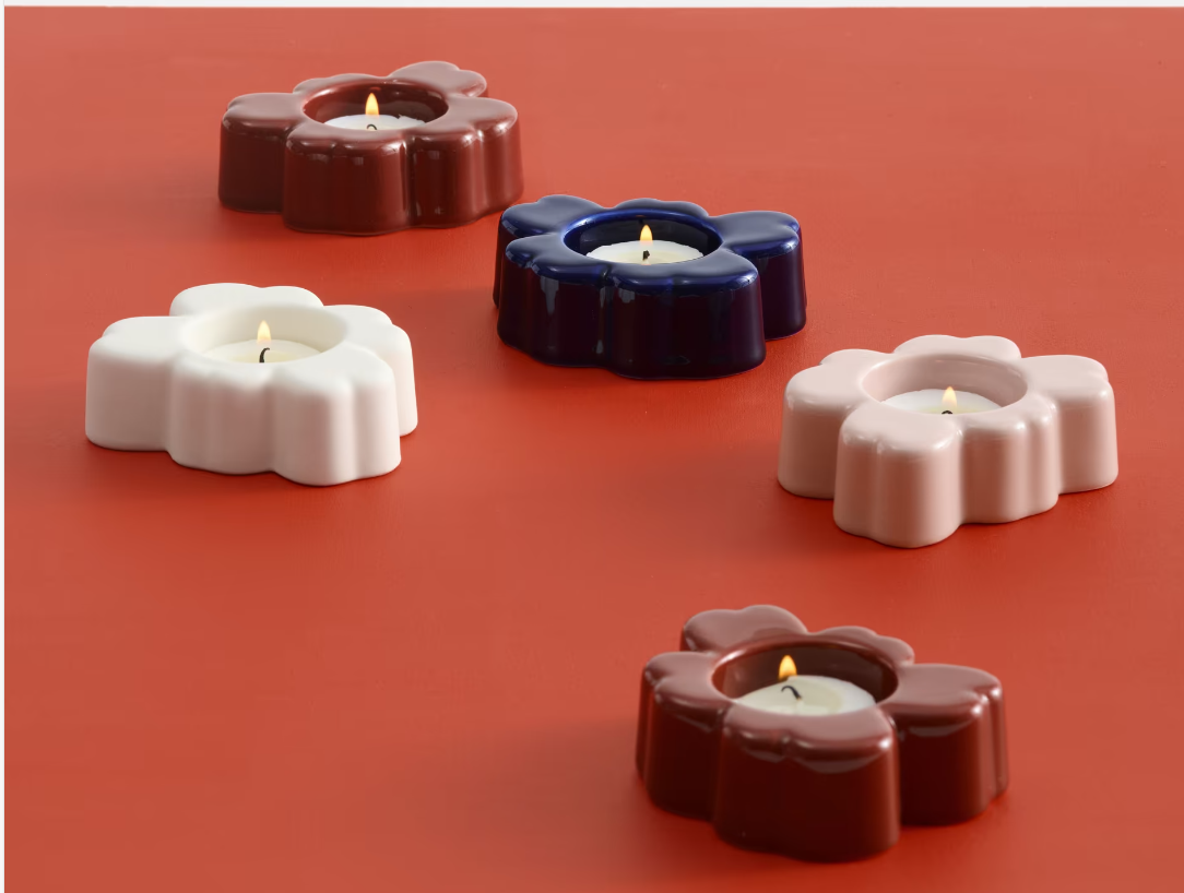 Teelichthalter Unikko matte white