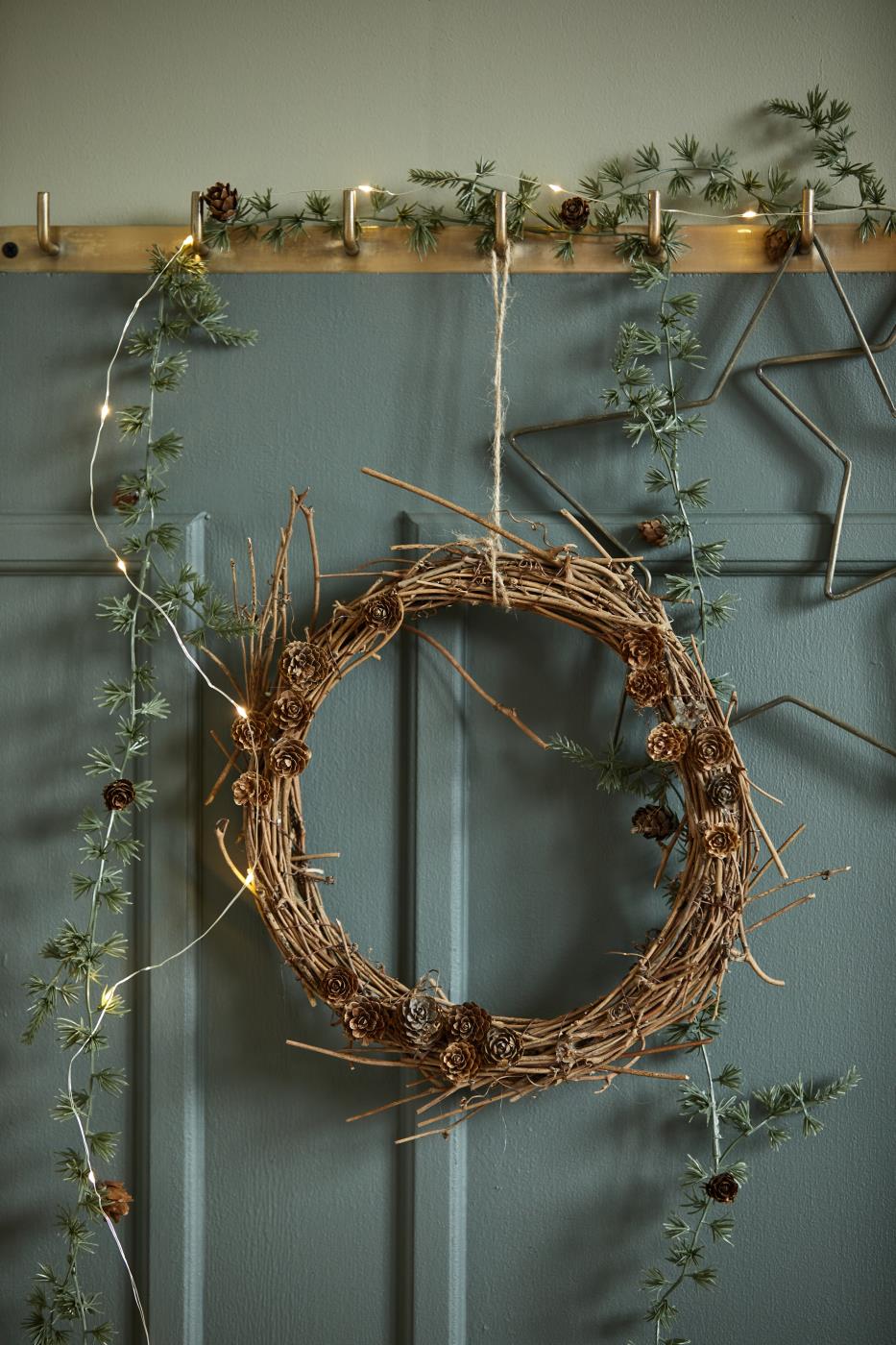 Lichterkette  50 Sterne für Innen