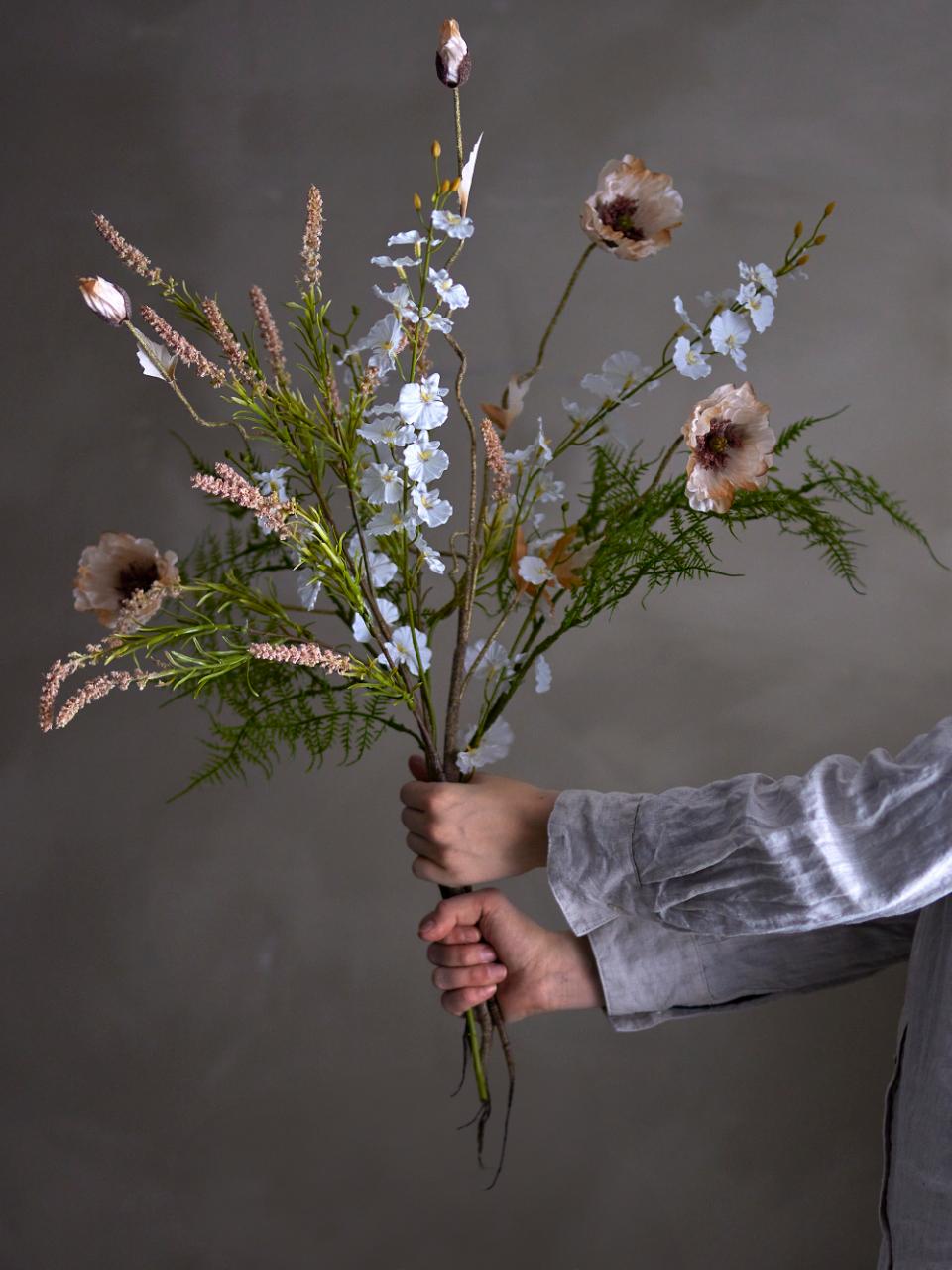 Mohnblume Stiel natur