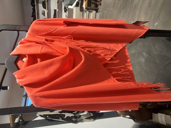 Kaschmir Cardigan Medowie asymetric cerise