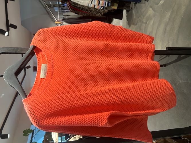 Kaschmir Pullover Bradlyn Pointelle cerise