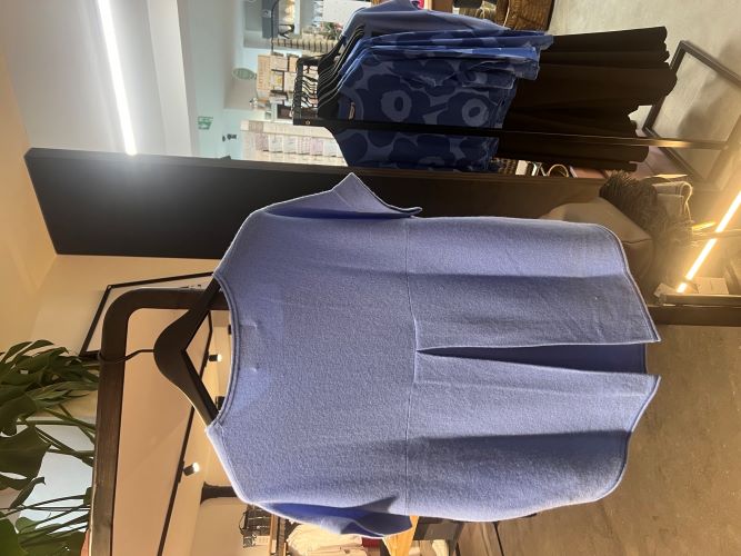 Kaschmir Pullover Cindy kurzarm skylar blue