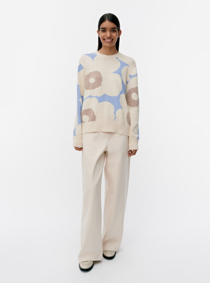Pullover SESONKI UNIKKO light blue/ offwhite/ beige