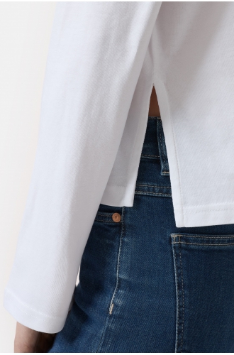 Shirt langarm white