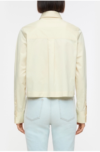 Shirt Cropped Classic Shirt vanilla beige