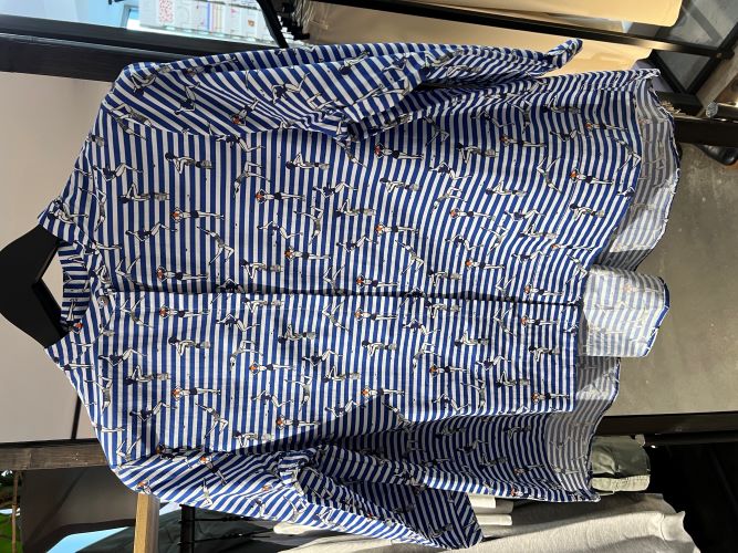 Bluse Bineta Swimmers blue/ white stripes