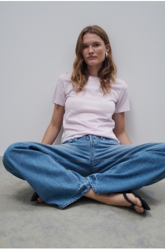 T-Shirt Basic milkshake pink