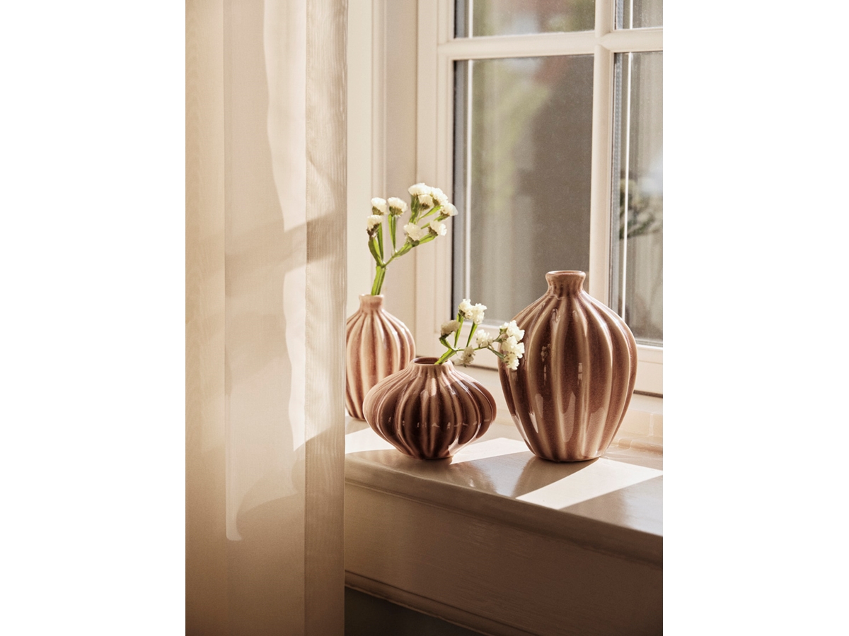Vase Amalie 3er Set Fawn