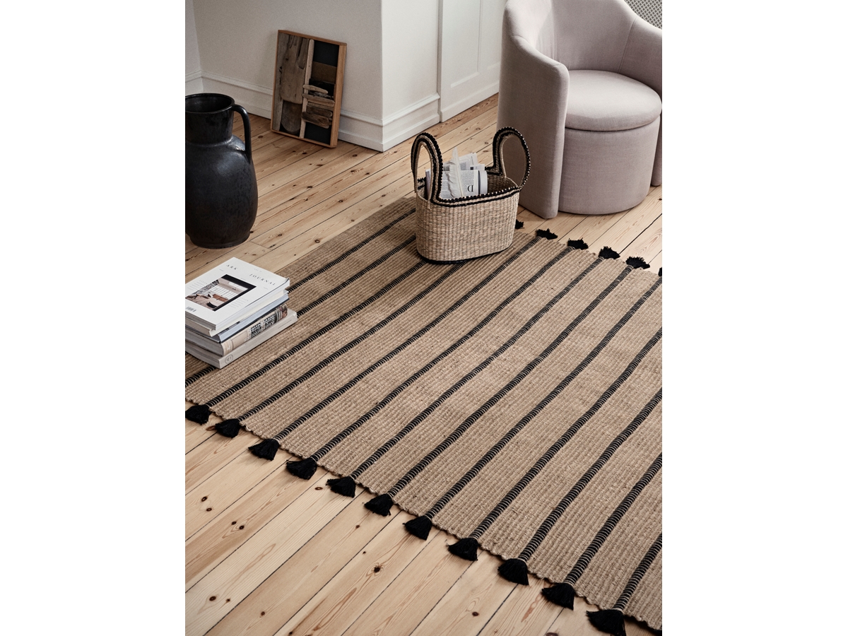 Korbset Lykke Natural/ Black