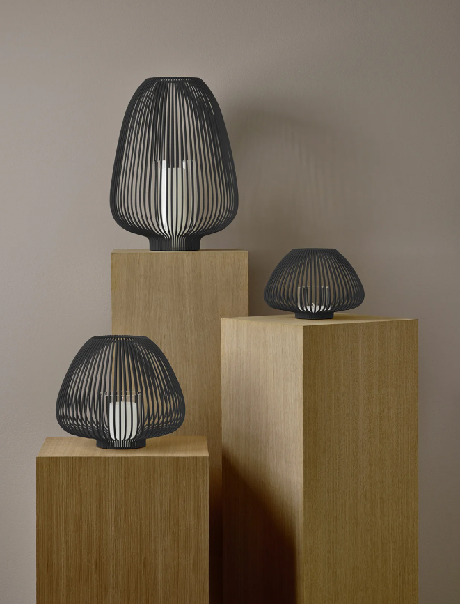 Laterne LYVA black M