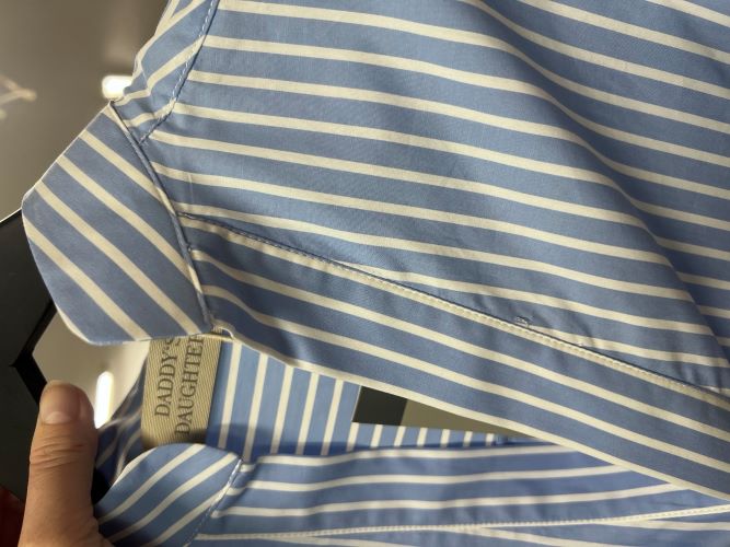 Bluse Lismore block stripes skylar/ white