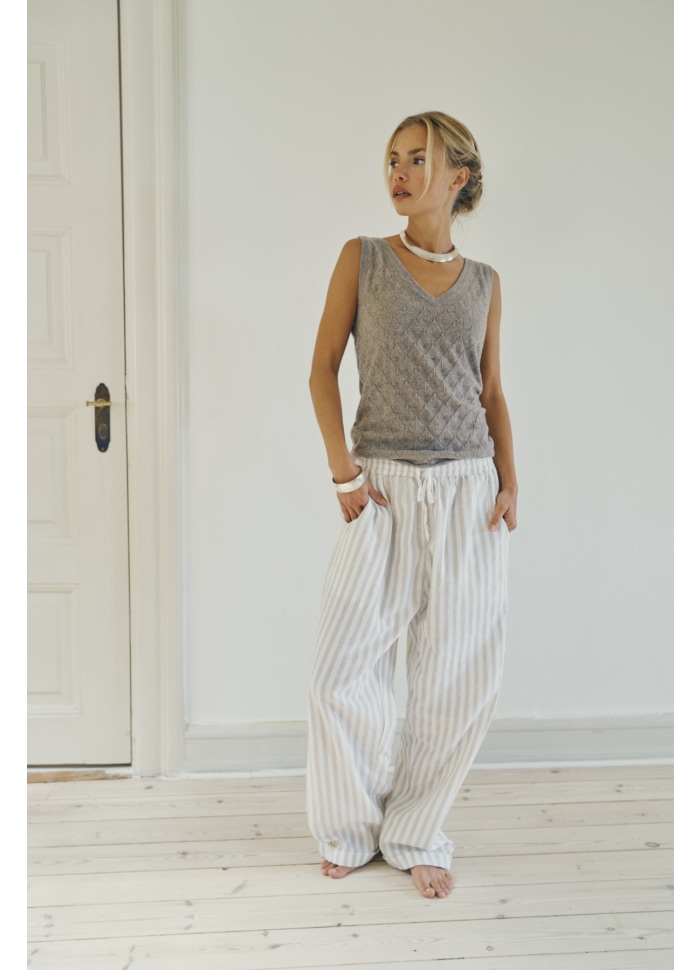 Kaschmir Top Christine dark sand