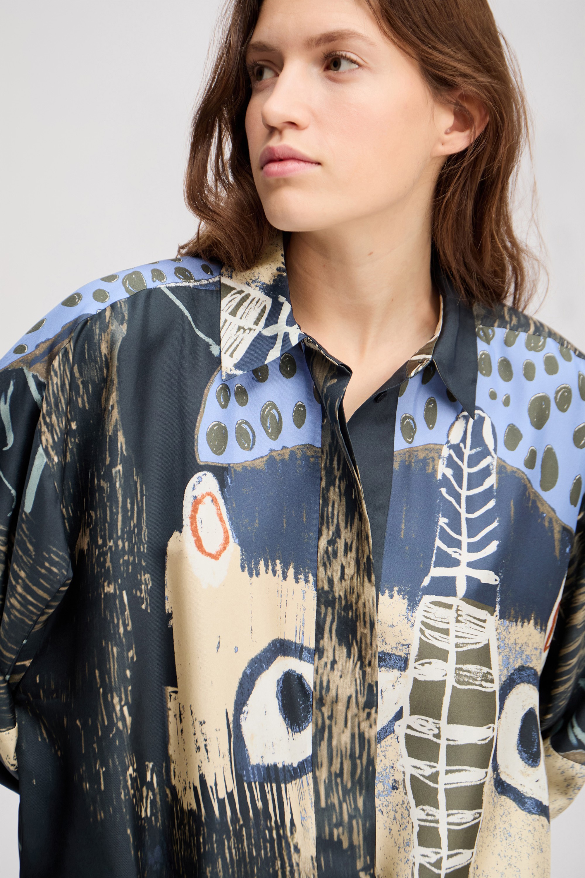 Bluse LOASTA Blackprint