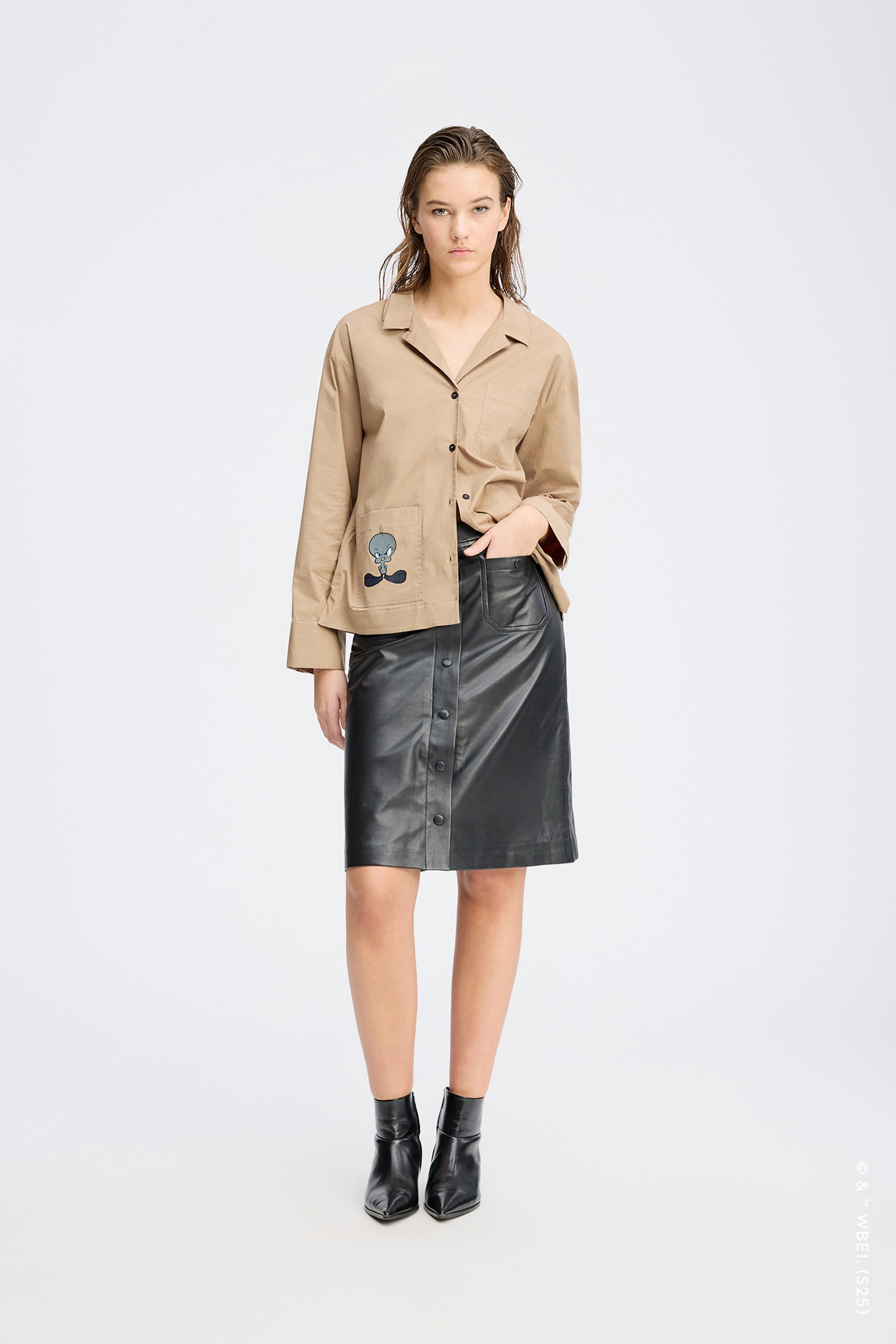 Bluse LIKI Camel