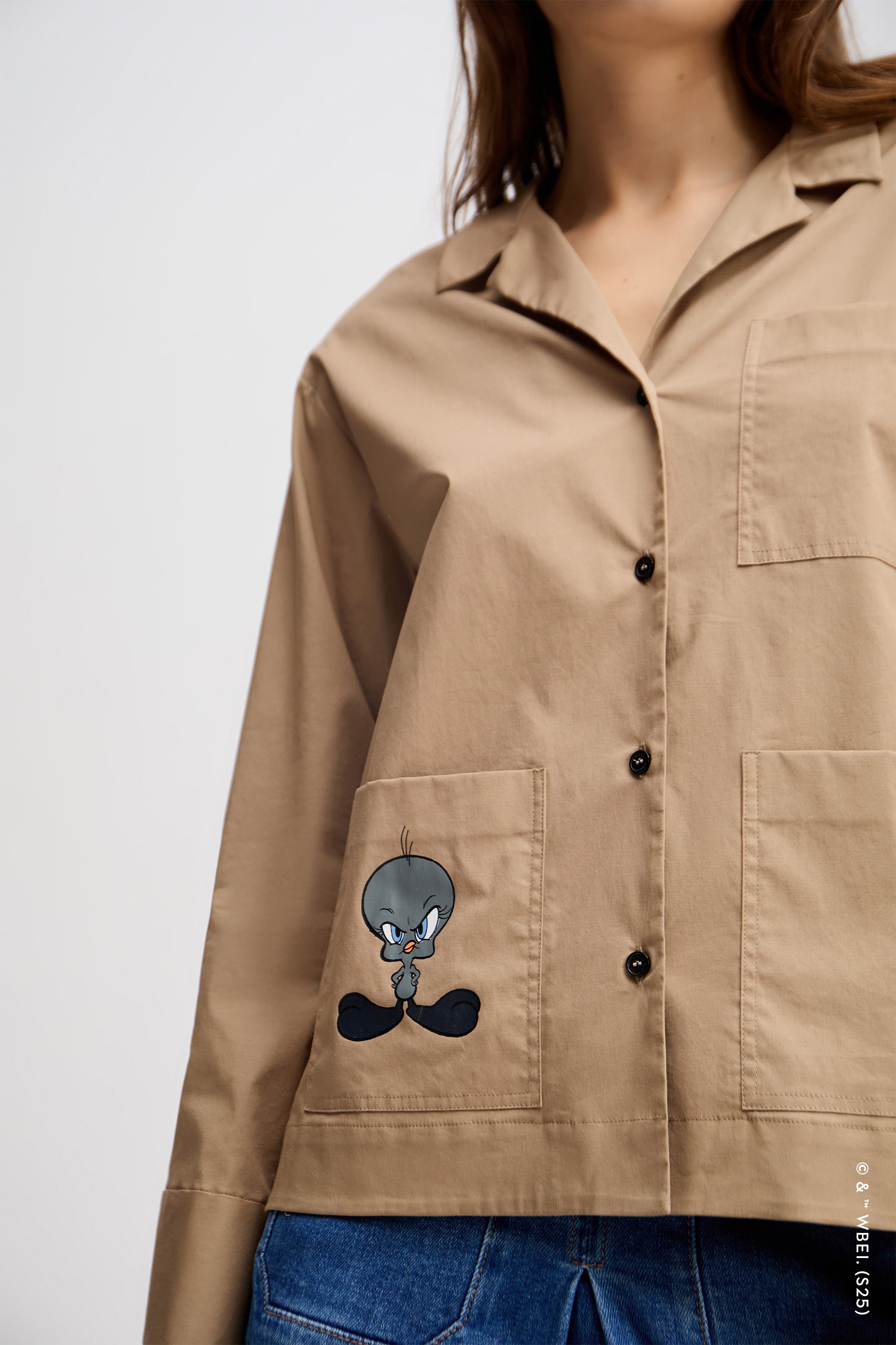 Bluse LIKI Camel