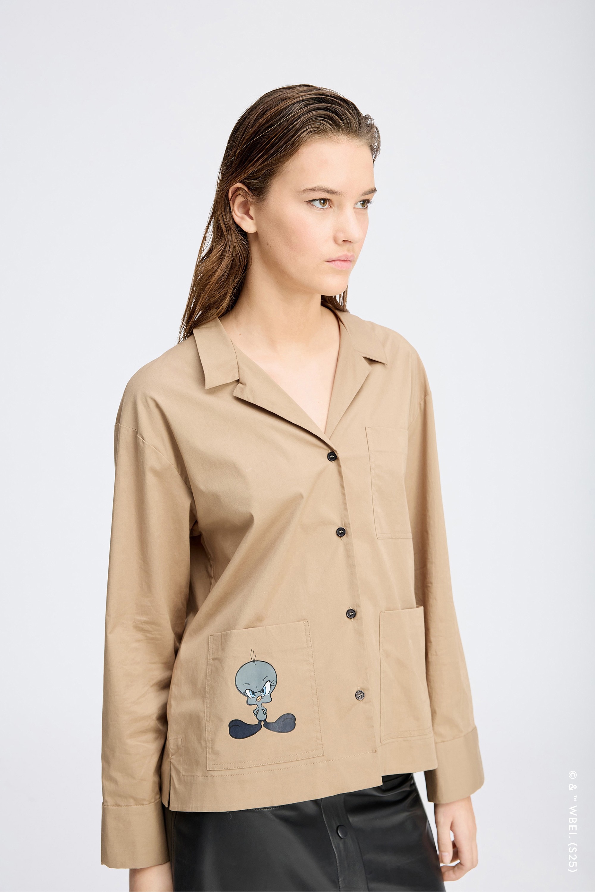 Bluse LIKI Camel