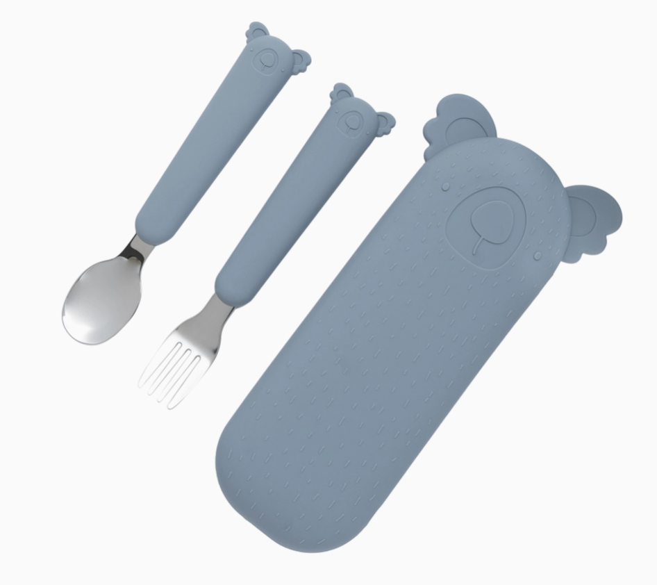 Besteckset ZOE THE KOALA smokey blue