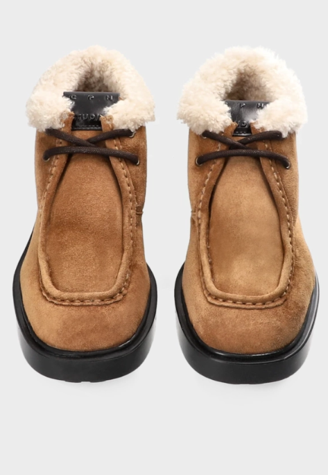 Schuh CPH447 suede teddy new brown