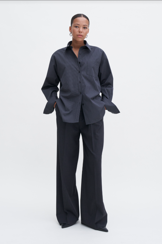 Shirt Sammy Pinstripe charc