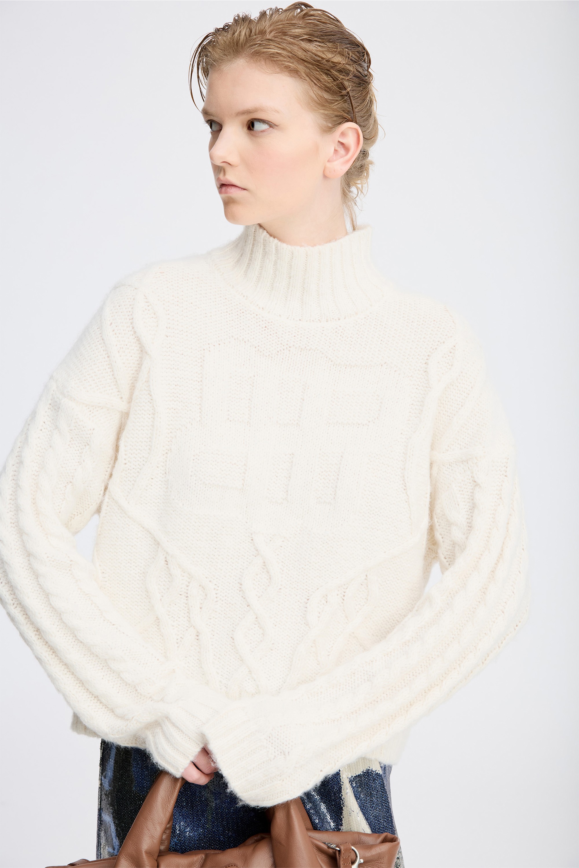 Strickpullover Loganberry ivory