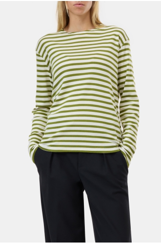 Shirt langarm Basic pistachio green