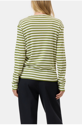 Shirt langarm Basic pistachio green