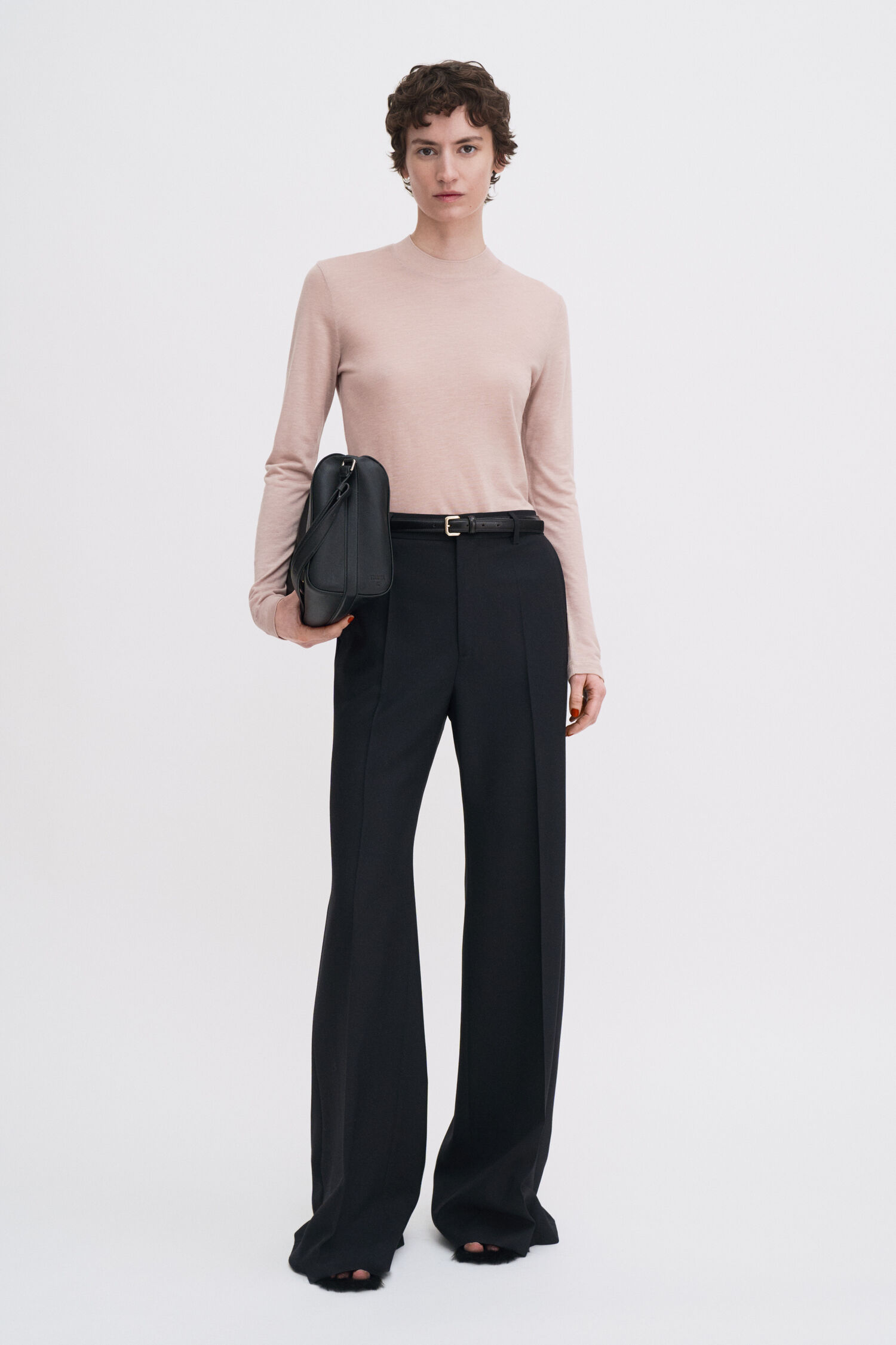 Shirt Lyocell Cashmere langarm dusty pink