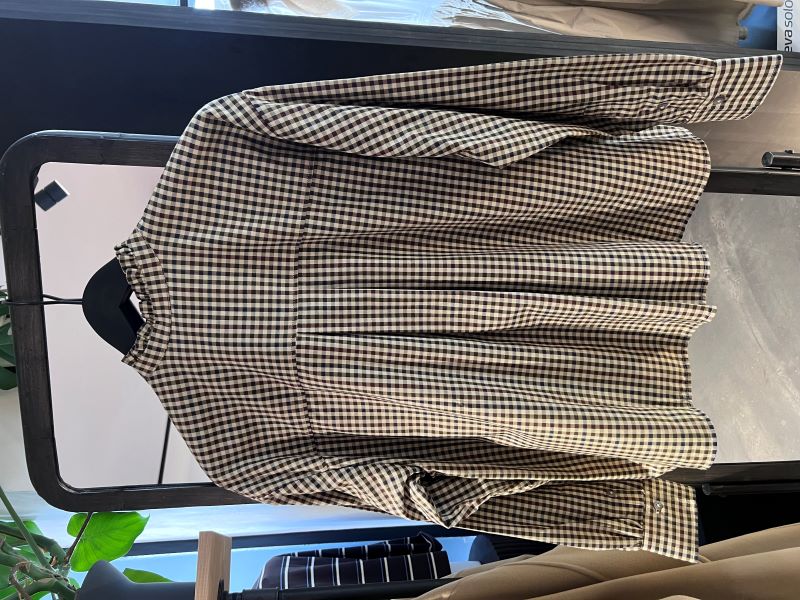 Bluse Cabot glencheck beige