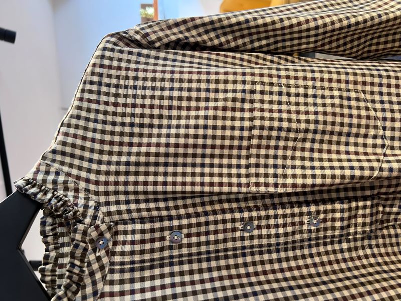 Bluse Cabot glencheck beige
