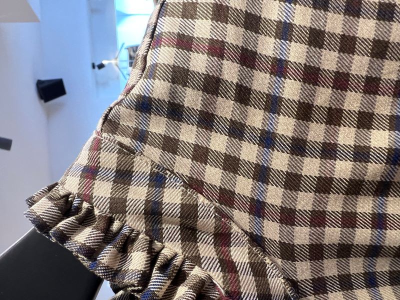 Bluse Cabot glencheck beige