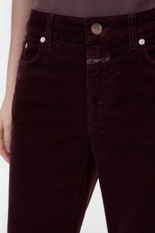 Hose Milo dark raisin red