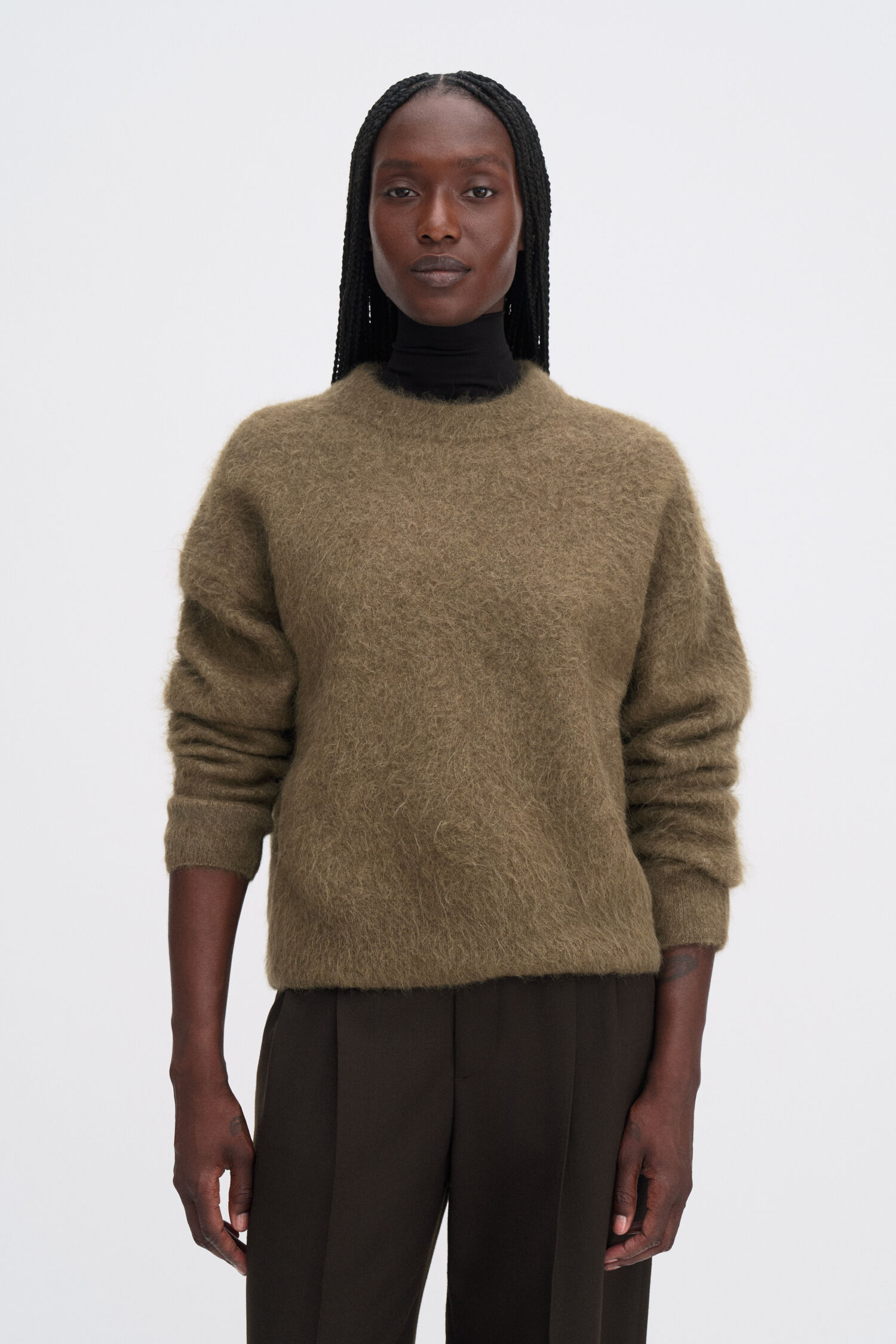 Sweater Fluffy olive