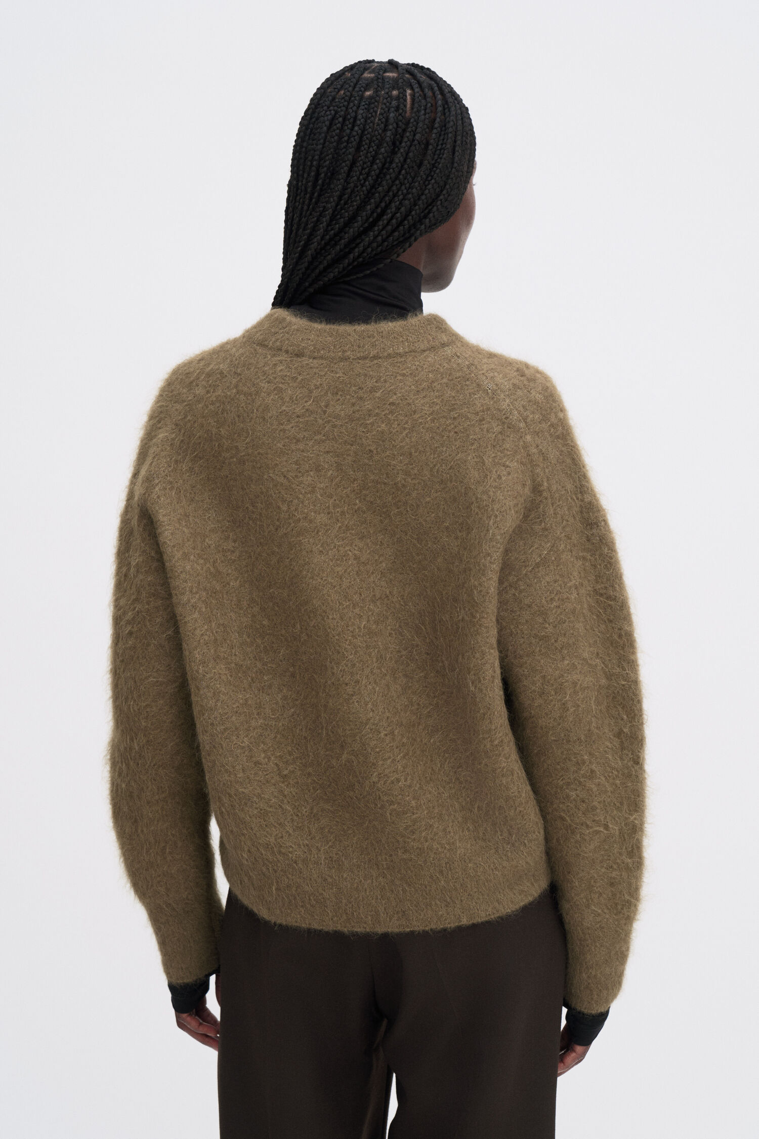 Sweater Fluffy olive