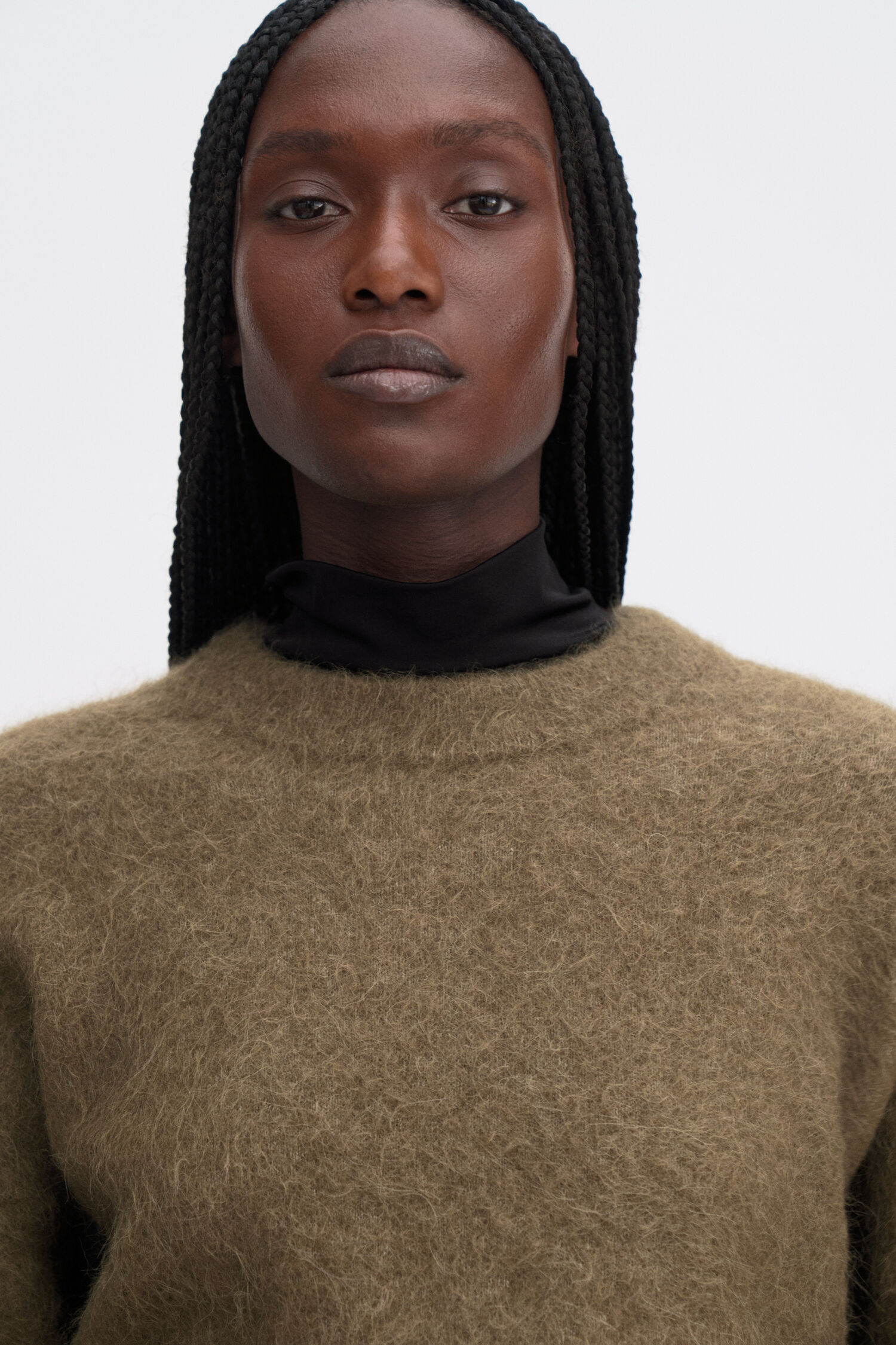 Sweater Fluffy olive